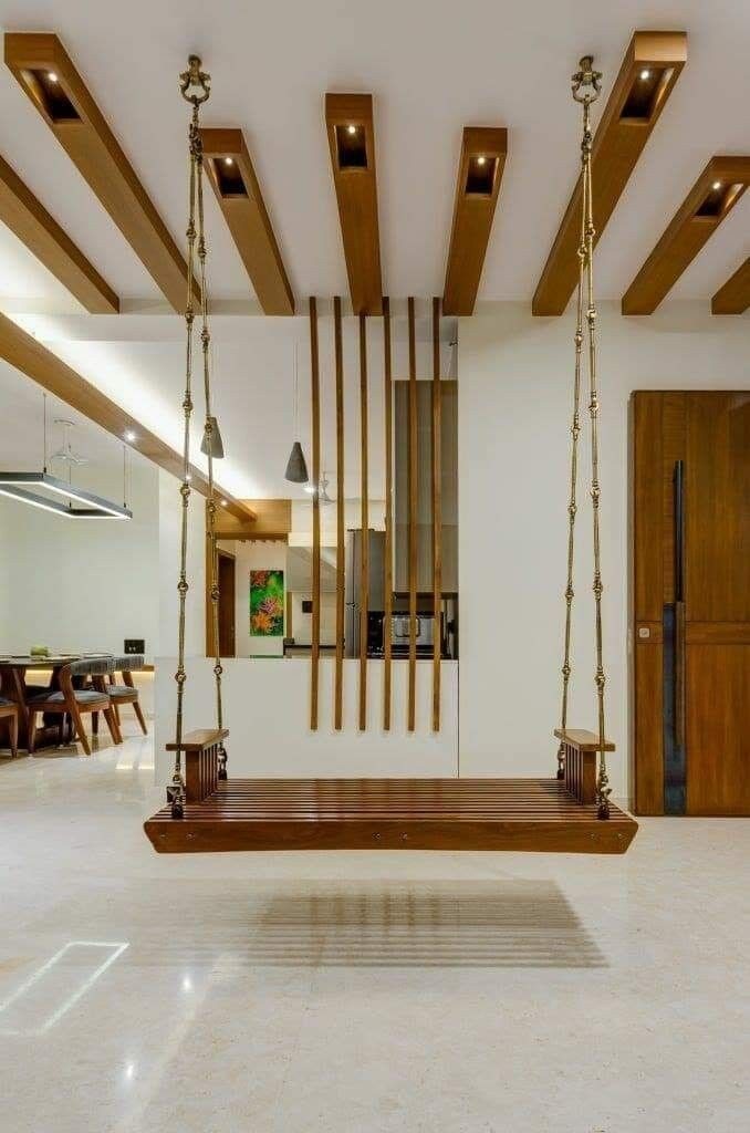 Teak oonjal and red oxide floor