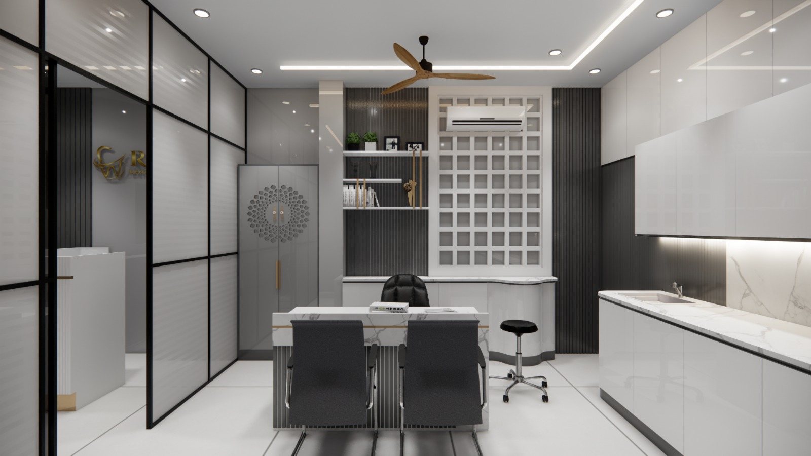 Clinic consulting room