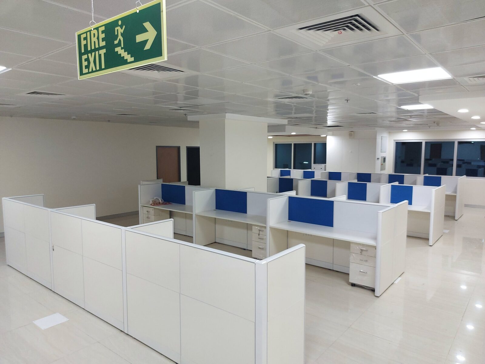 Modular workstations manufactured at the Vanagaram factory